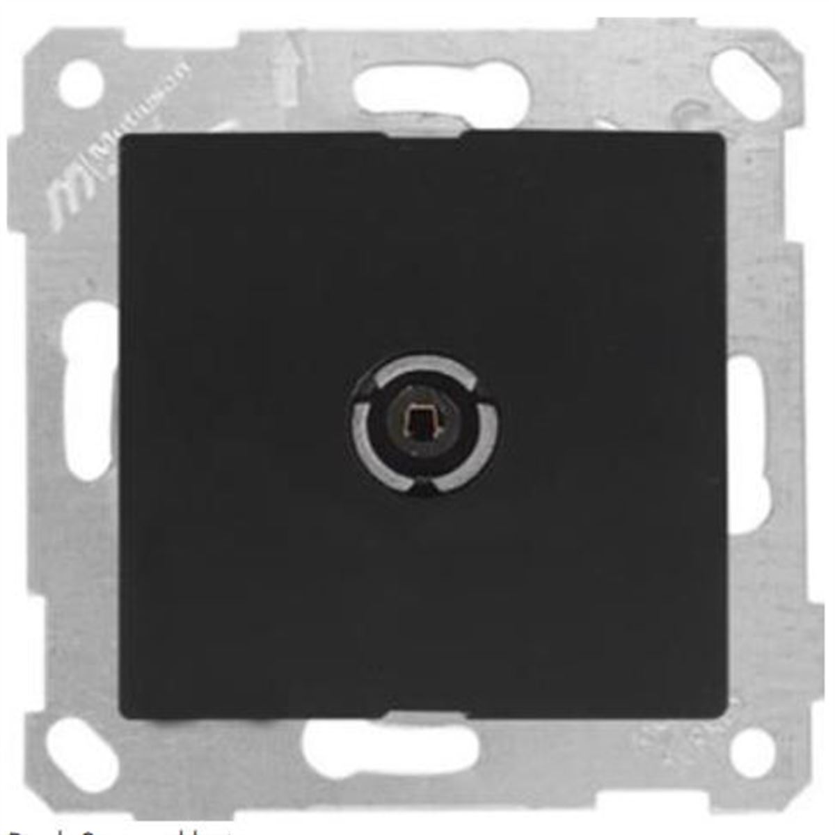 RİTA MEK TUŞ TV PRİZİ (GEÇİŞLİ) 11DB SİYAH 1